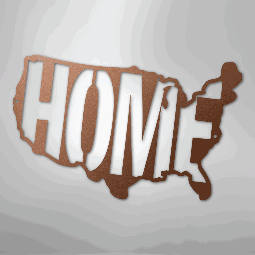 USA Home - Steel Sign - Giftinum