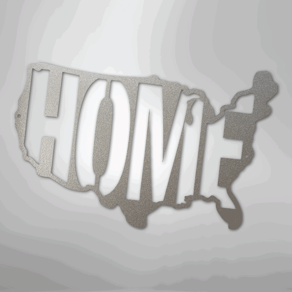 USA Home - Steel Sign - Giftinum