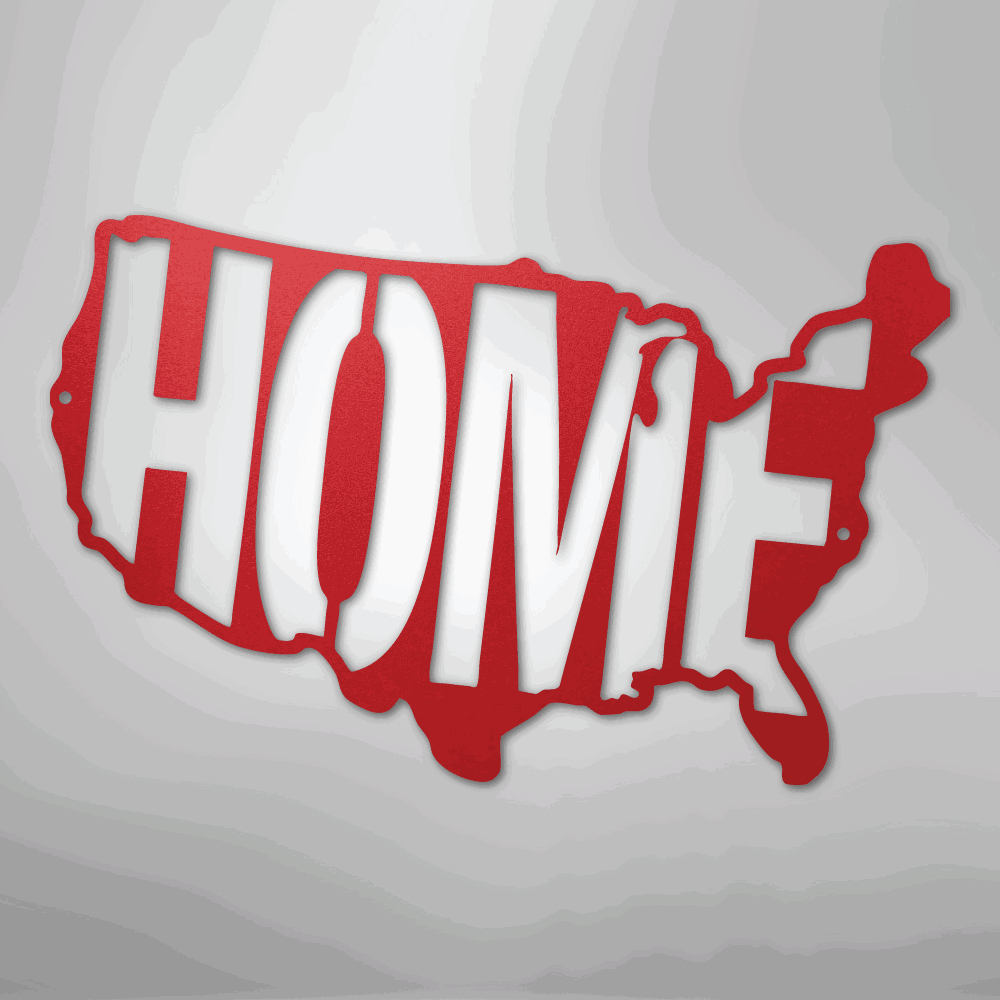 USA Home - Steel Sign - Giftinum