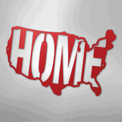 USA Home - Steel Sign - Giftinum