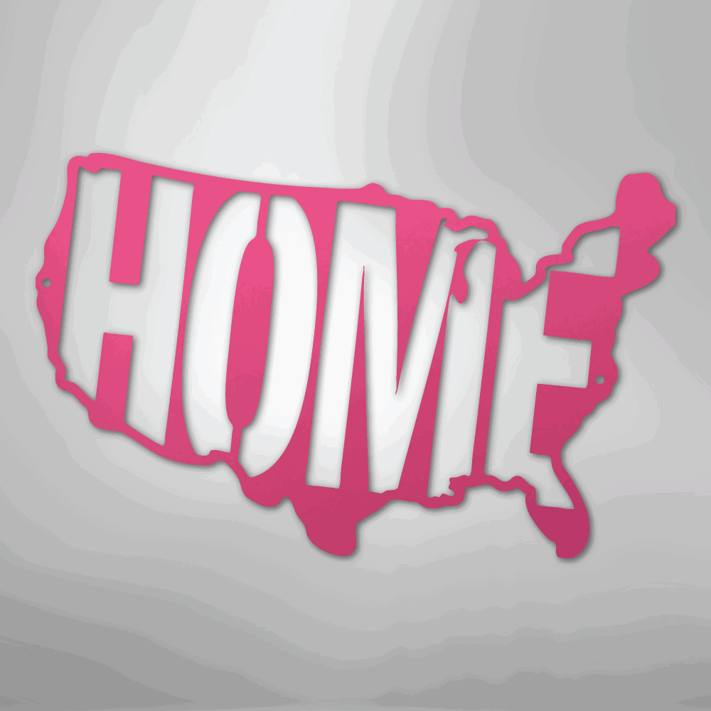 USA Home - Steel Sign - Giftinum