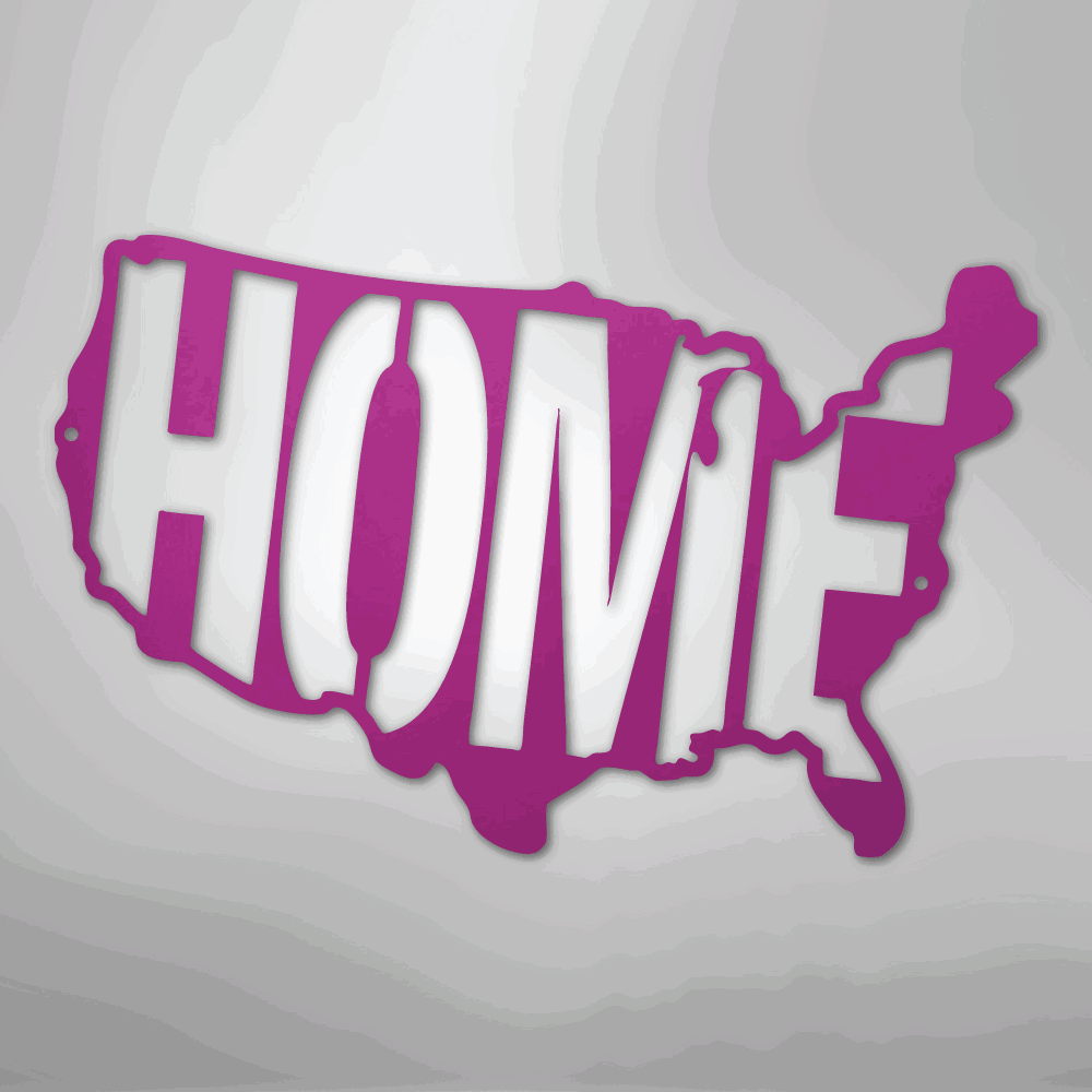 USA Home - Steel Sign - Giftinum