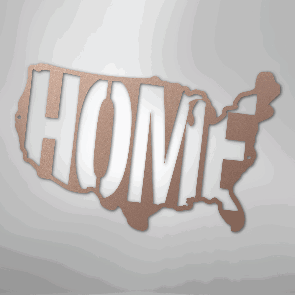 USA Home - Steel Sign - Giftinum