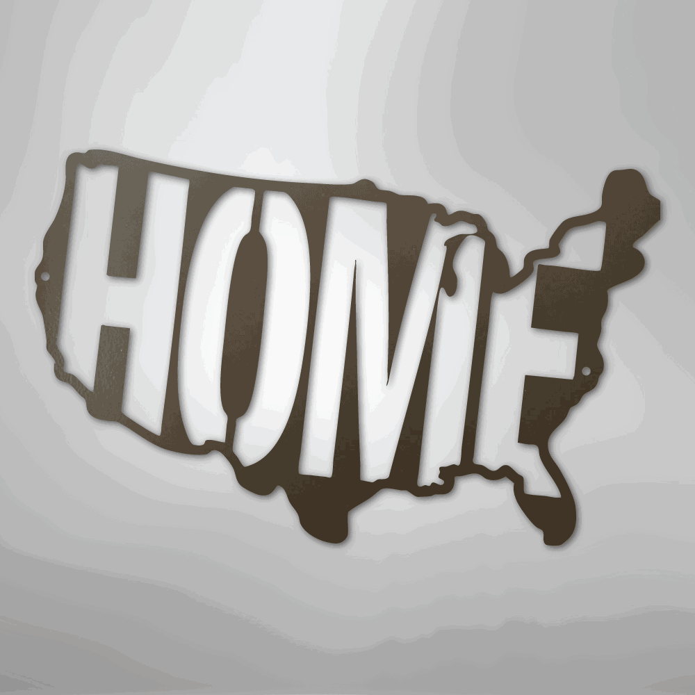 USA Home - Steel Sign - Giftinum