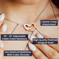 Unbiological Daughter Necklace - Forever Linked Together - Giftinum