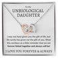 Unbiological Daughter Necklace - Forever Linked Together - Giftinum