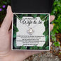 Wife to be Necklace - Cannot wait to walk down aisle - Giftinum