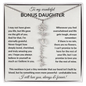 Wonderful Bonus Daughter - Life gave me the gift of you - Giftinum