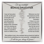 Wonderful Bonus Daughter - Life gave me the gift of you - Giftinum