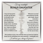 Wonderful Bonus Daughter - Life gave me the gift of you - Giftinum