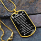 You Are My Daddy From Baby Angel Dog Tag Necklace - Giftinum