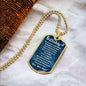 You Are My Daddy From Baby Angel Dog Tag Necklace - Giftinum