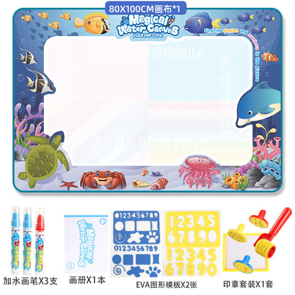 Magic Canvas toy can be clear drawing board Magic colorful graffiti carpet drawing book children's toys