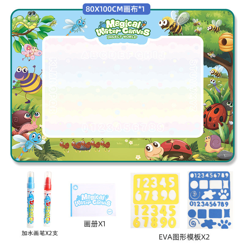 Magic Canvas toy can be clear drawing board Magic colorful graffiti carpet drawing book children's toys