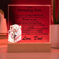 Amazing Son Acrylic Plaque | One thing in life (3) LED Corded Base Jewelry Giftinum