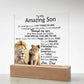 Amazing Son Acrylic Plaque | One thing in life Jewelry Giftinum