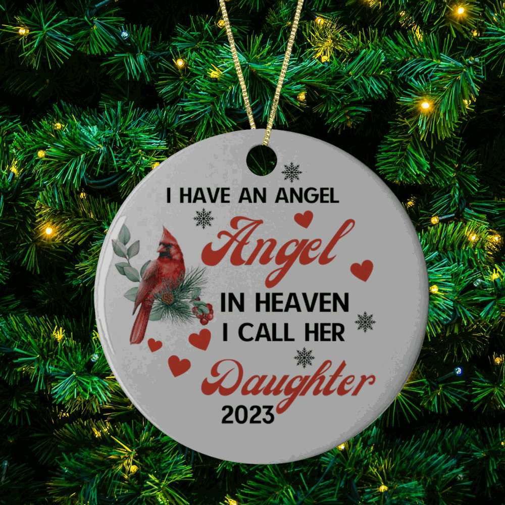 Angel in Heaven I call her Daughter Ornament Ornaments and Accents Giftinum