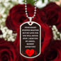 To Baby Angel From Mommy Dog Tag Necklace - Heart Stopped Beating - Giftinum