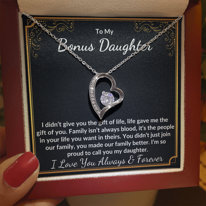 To My Bonus Daughter Necklace | The Gift of You