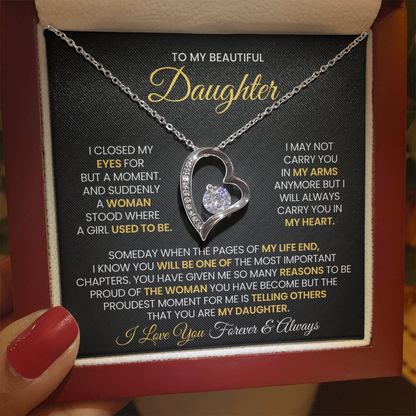 To My Beautiful Daughter - Closed my eyes