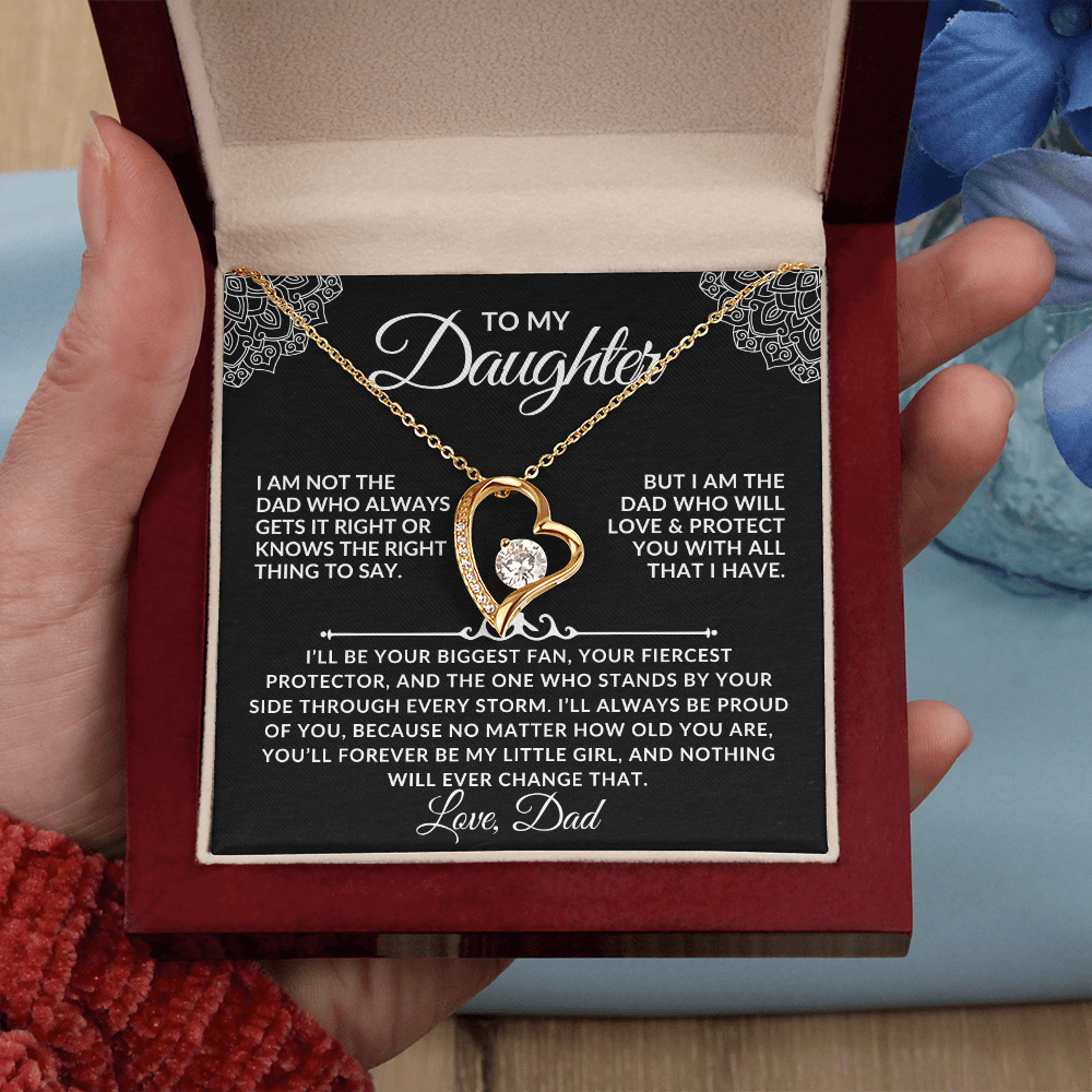 To My Daughter - A Forever Necklace from Dad (w)