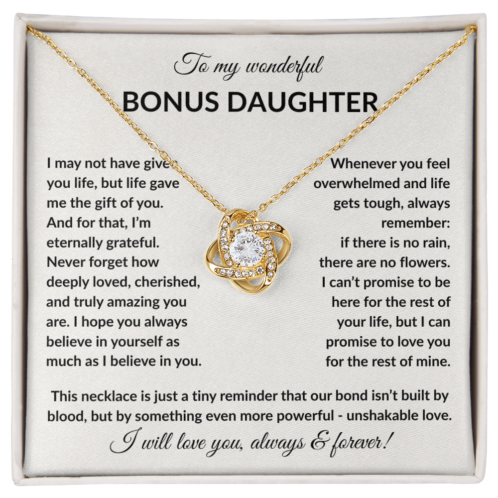 My wonderful bonus daughter - Gift of you