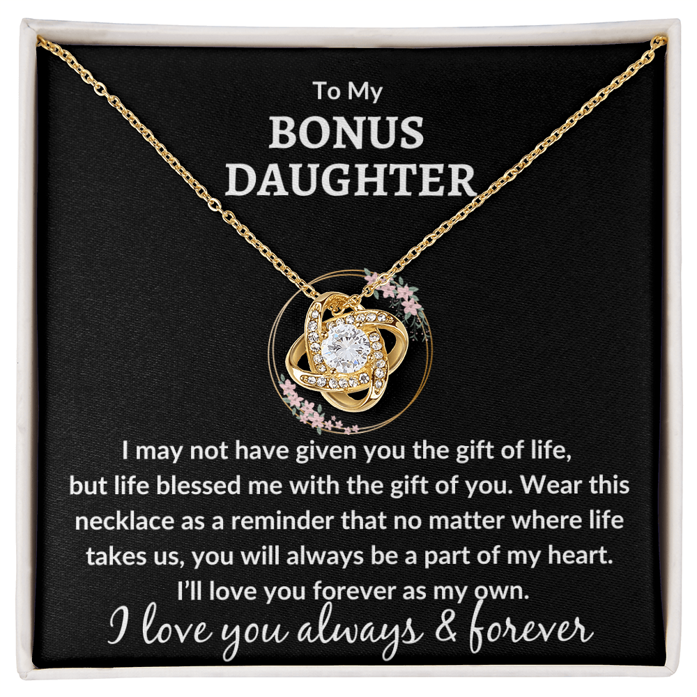 Bonus Daughter Necklace - "Love You As My Own"
