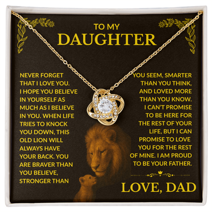 Daughter Gift From Dad- "This Old Lion"