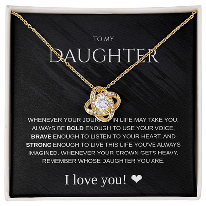 Daughter Necklace - Always be Bold