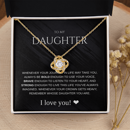 Daughter Necklace - Always be Bold