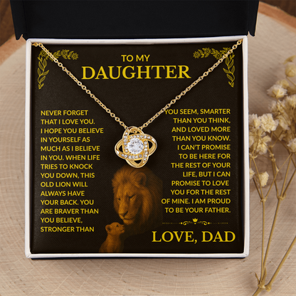 Daughter Gift From Dad- "This Old Lion"