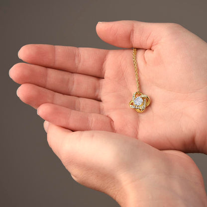 To My Bonus Daughter – Love Knot Necklace from Dad