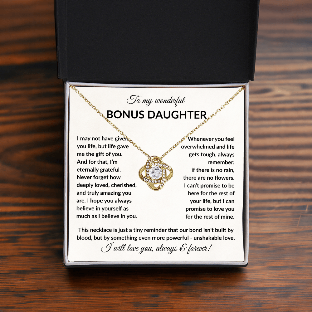 My wonderful bonus daughter - Gift of you