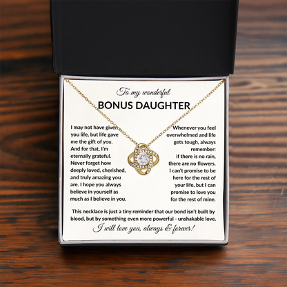 My wonderful bonus daughter - Gift of you