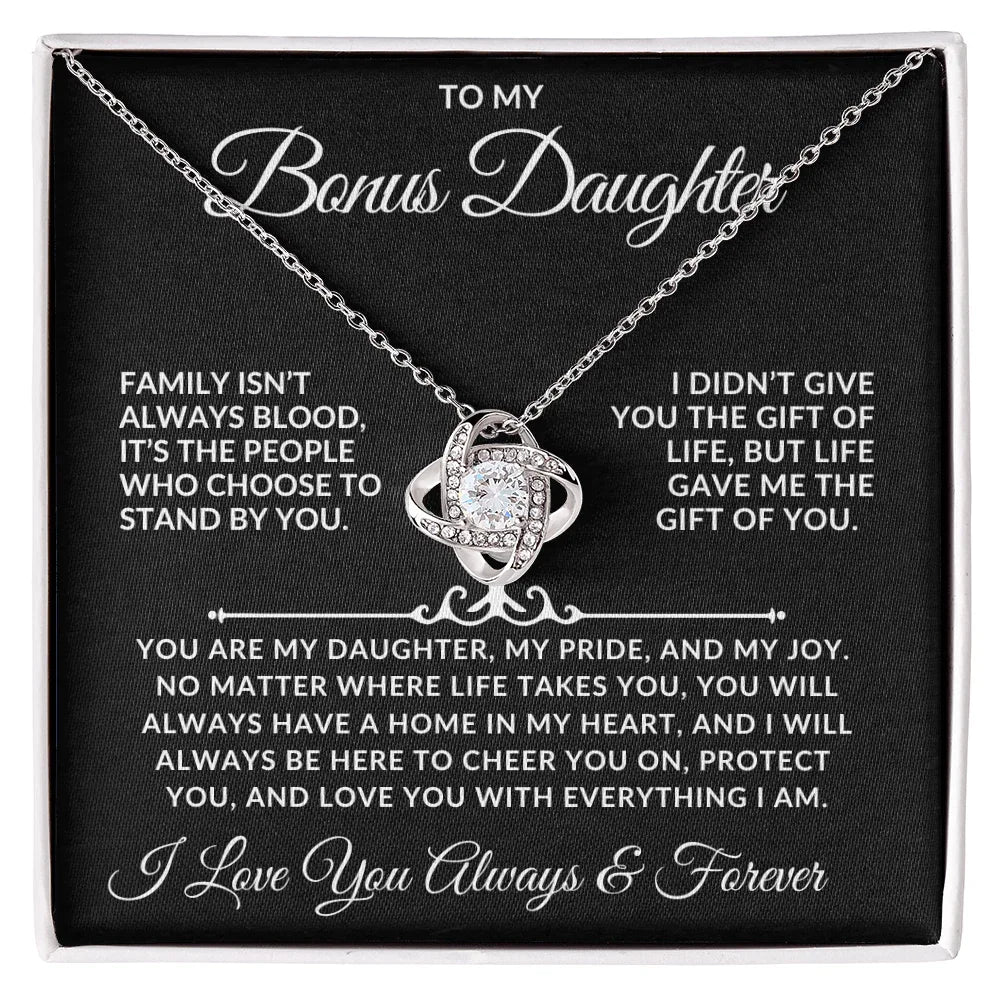 To My Bonus Daughter – “Family Isn’t Always Blood” - Giftinum