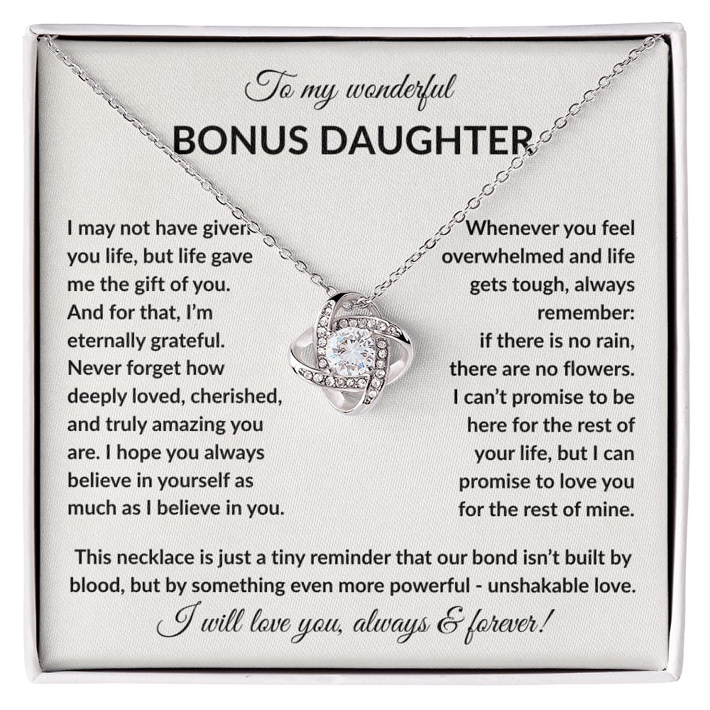My wonderful bonus daughter - Gift of you