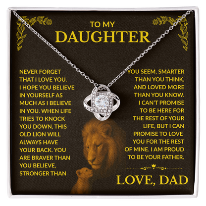 Daughter Gift From Dad- "This Old Lion"