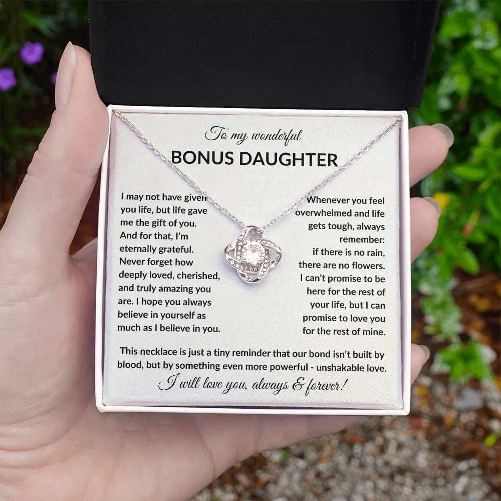 My wonderful bonus daughter - Gift of you