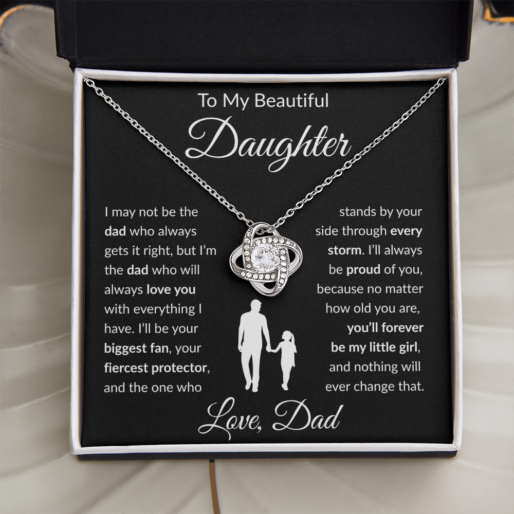 My Beautiful Daughter Necklace - Not the day who gets it right.