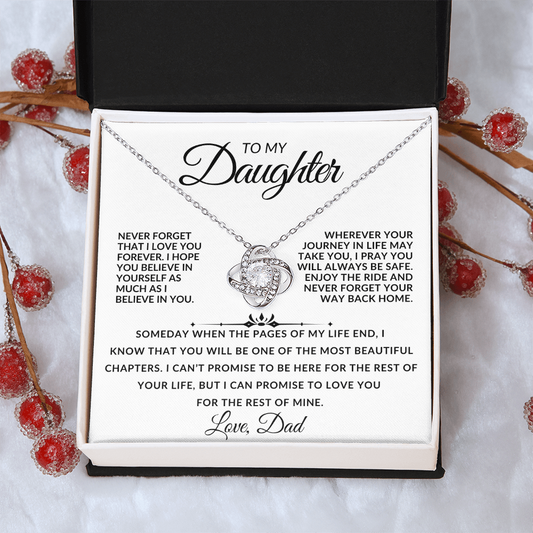 To My Daughter - Pages of my life ends.