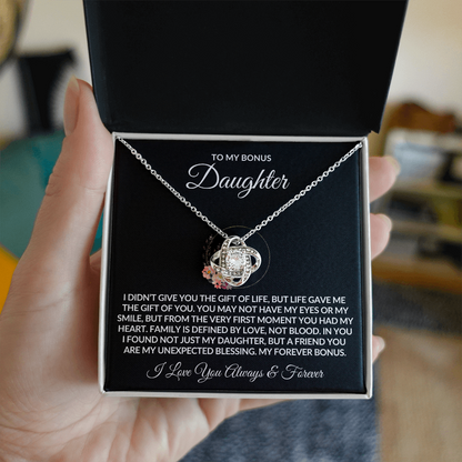 To My Bonus Daughter Necklace - Gift of Life