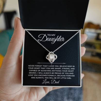 To My Daughter Necklace - Always Proud Of You