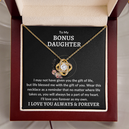 Bonus Daughter Necklace - "Love You As My Own"