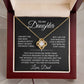 To My Daughter Love Dad Necklace - Love & Protect You