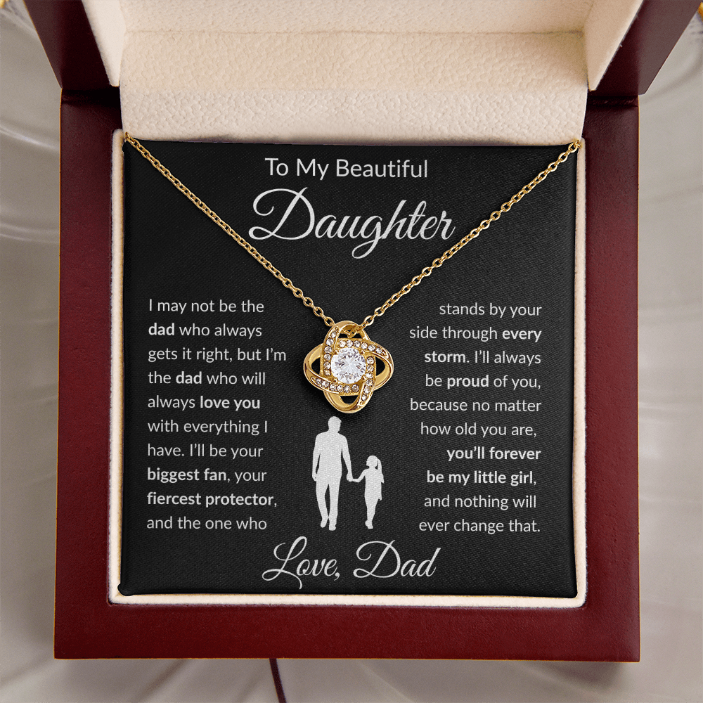 My Beautiful Daughter Necklace - Not the day who gets it right.