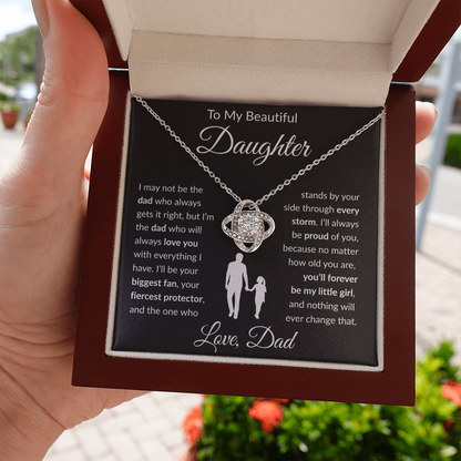 My Beautiful Daughter Necklace - Not the day who gets it right.