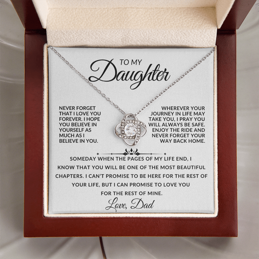 To My Daughter - Pages of my life ends.