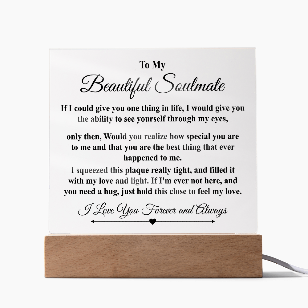 To My Beautiful Soulmate - If I could give you one thing (b)
