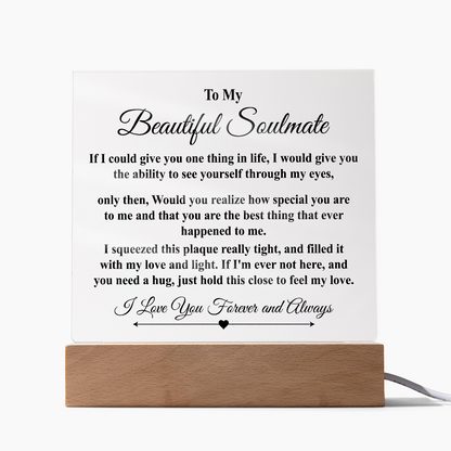 To My Beautiful Soulmate - If I could give you one thing (b)