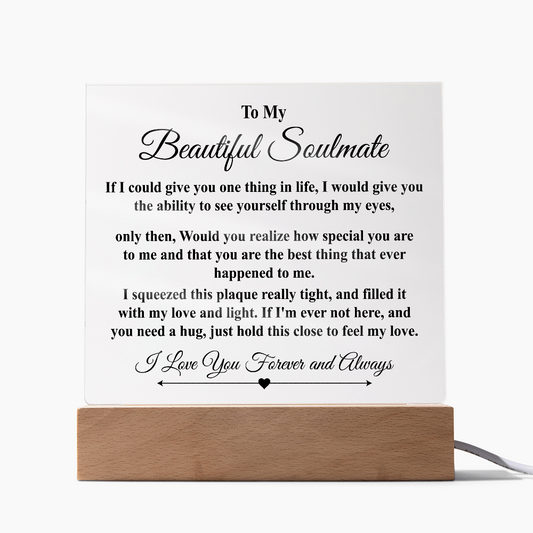 To My Beautiful Soulmate - If I could give you one thing (b)